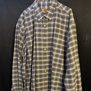 Foundry 3XLT Plaid Button up